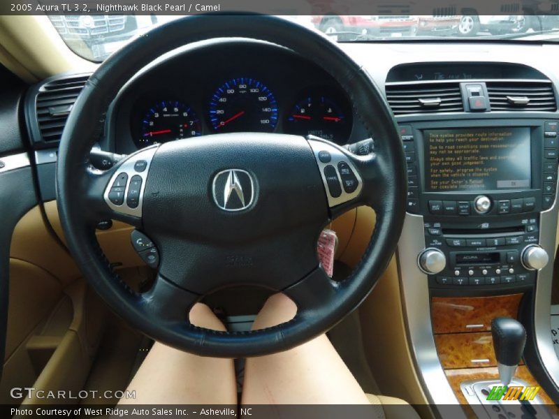 Nighthawk Black Pearl / Camel 2005 Acura TL 3.2