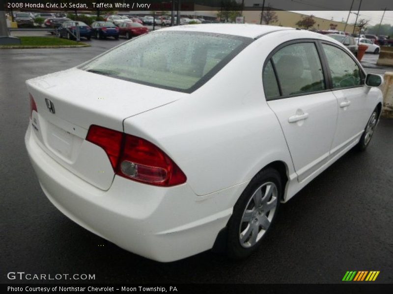 Taffeta White / Ivory 2008 Honda Civic LX Sedan