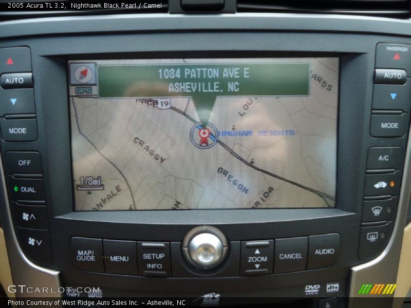 Nighthawk Black Pearl / Camel 2005 Acura TL 3.2