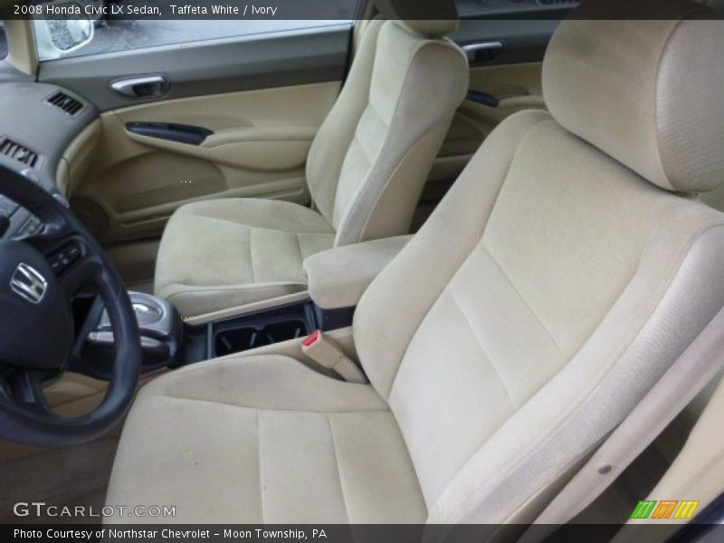 Taffeta White / Ivory 2008 Honda Civic LX Sedan