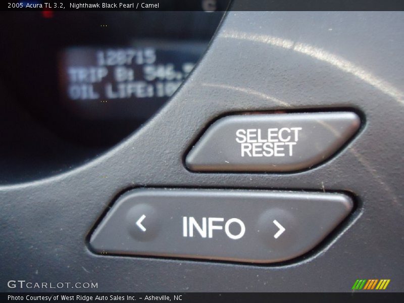 Nighthawk Black Pearl / Camel 2005 Acura TL 3.2
