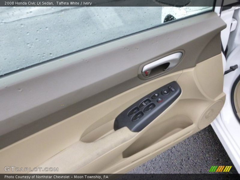 Taffeta White / Ivory 2008 Honda Civic LX Sedan