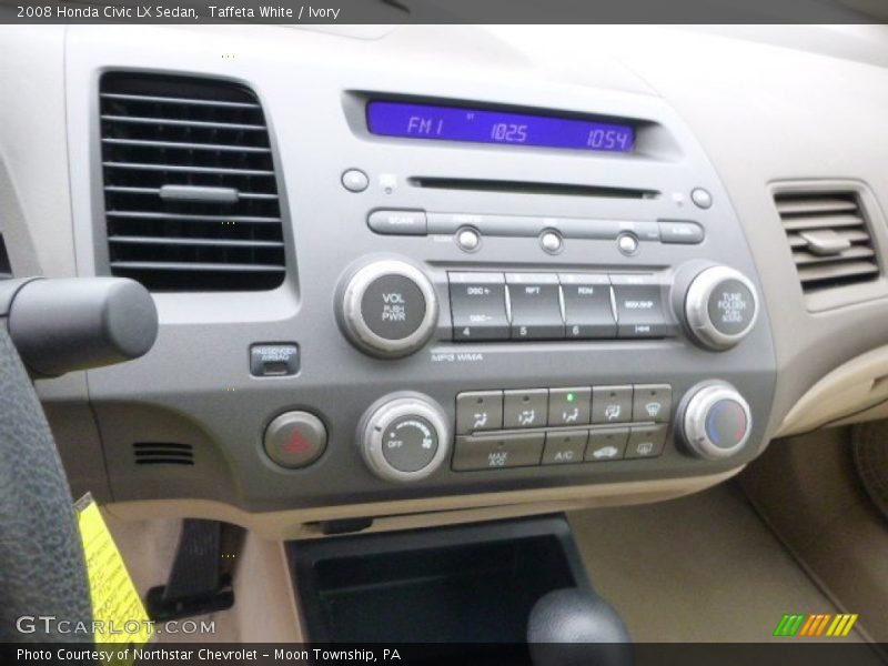 Taffeta White / Ivory 2008 Honda Civic LX Sedan