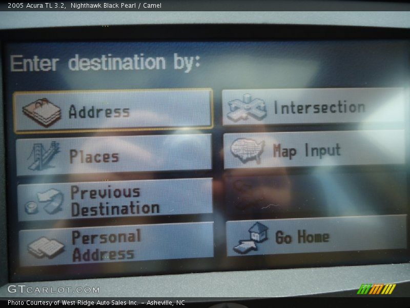 Nighthawk Black Pearl / Camel 2005 Acura TL 3.2