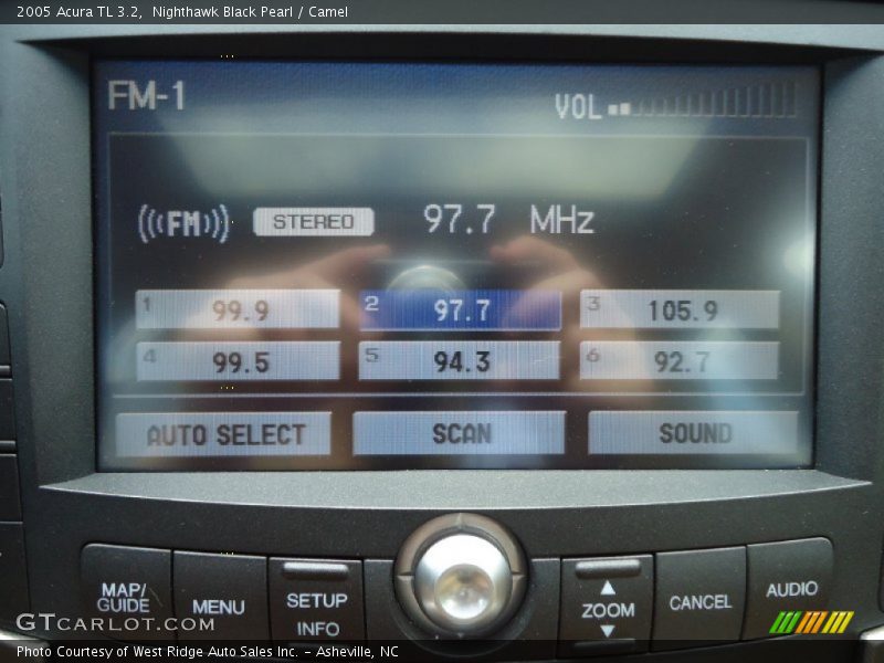 Nighthawk Black Pearl / Camel 2005 Acura TL 3.2