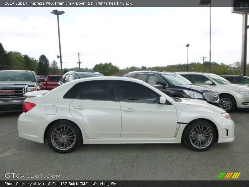 Satin White Pearl / Black 2014 Subaru Impreza WRX Premium 4 Door