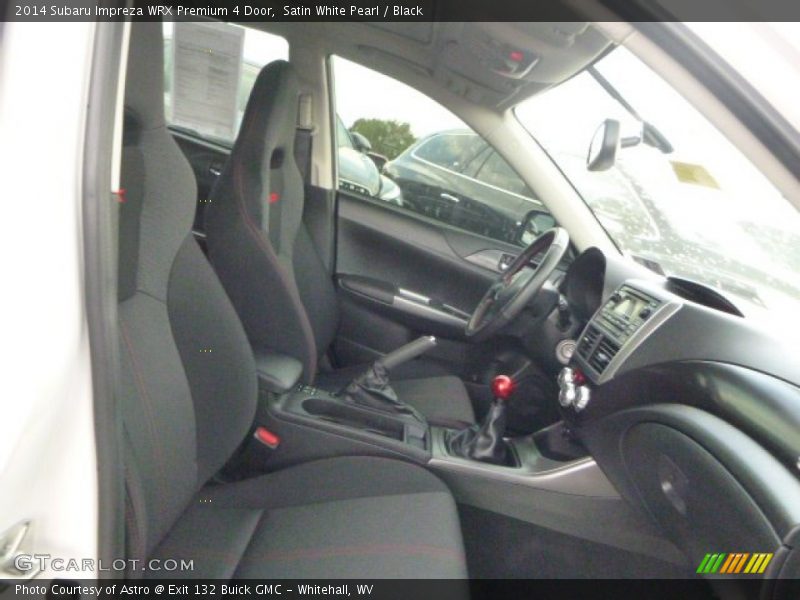 Satin White Pearl / Black 2014 Subaru Impreza WRX Premium 4 Door