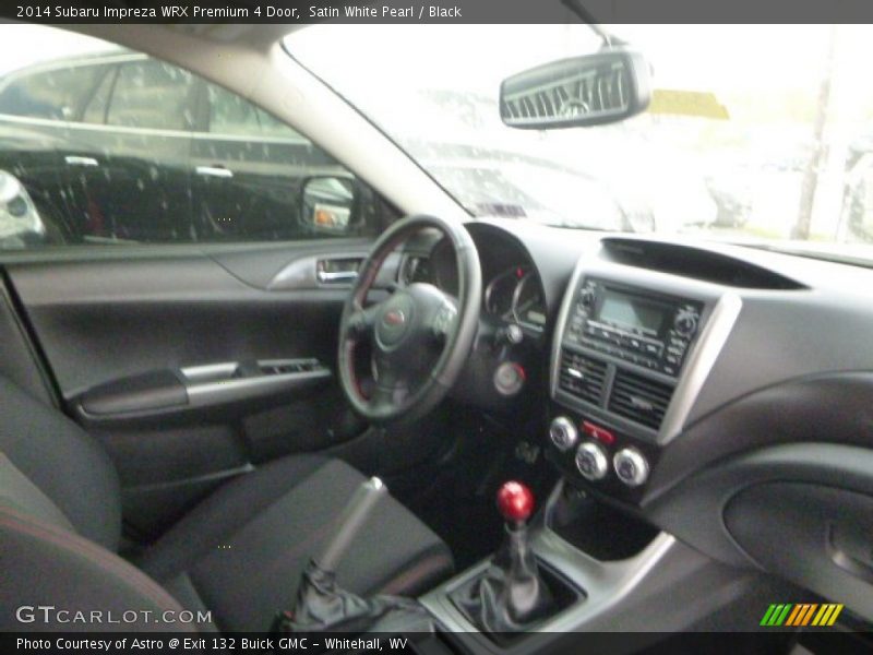 Satin White Pearl / Black 2014 Subaru Impreza WRX Premium 4 Door