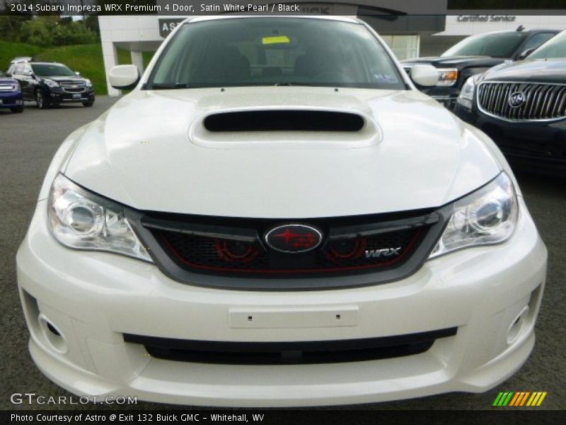 Satin White Pearl / Black 2014 Subaru Impreza WRX Premium 4 Door