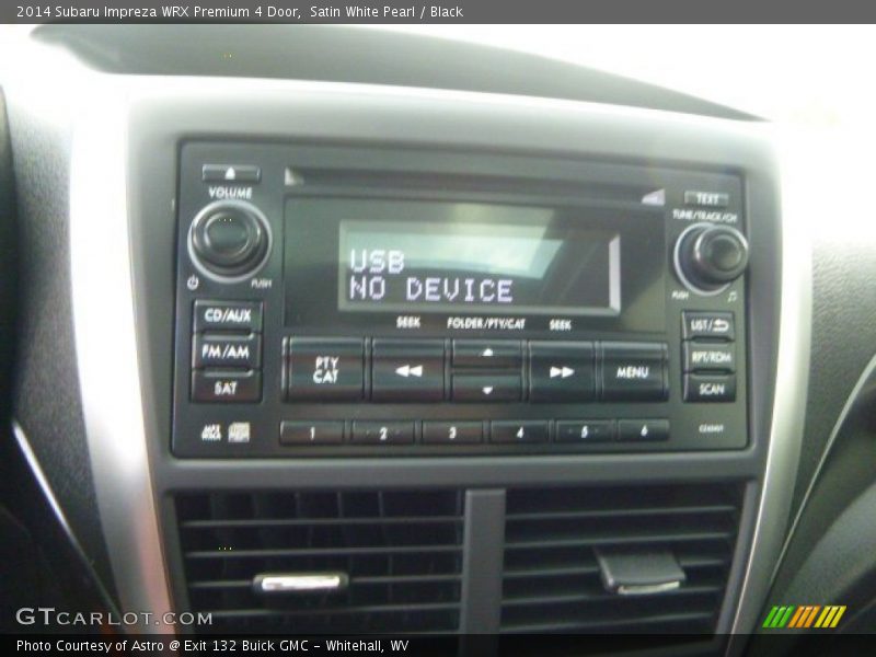 Audio System of 2014 Impreza WRX Premium 4 Door