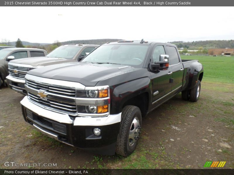 Black / High Country Saddle 2015 Chevrolet Silverado 3500HD High Country Crew Cab Dual Rear Wheel 4x4