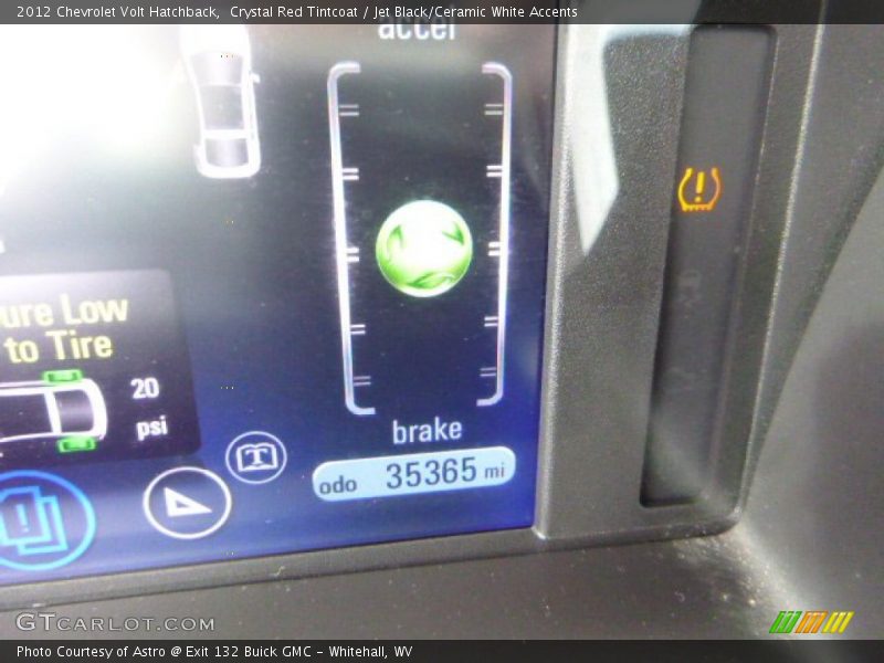 Crystal Red Tintcoat / Jet Black/Ceramic White Accents 2012 Chevrolet Volt Hatchback