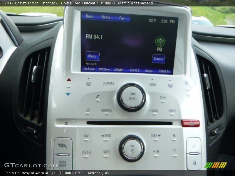Crystal Red Tintcoat / Jet Black/Ceramic White Accents 2012 Chevrolet Volt Hatchback