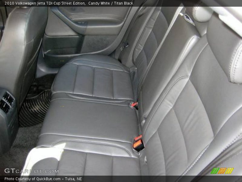 Rear Seat of 2010 Jetta TDI Cup Street Edition