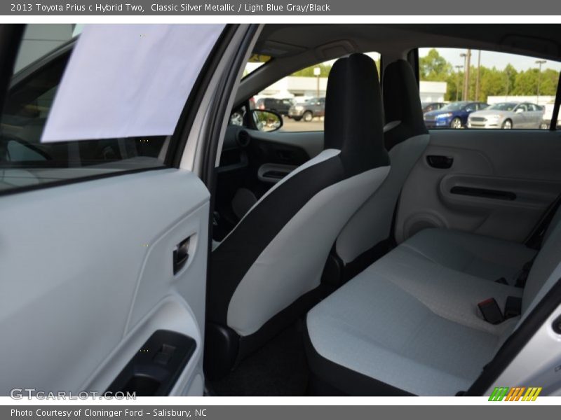 Classic Silver Metallic / Light Blue Gray/Black 2013 Toyota Prius c Hybrid Two