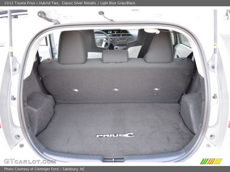 Classic Silver Metallic / Light Blue Gray/Black 2013 Toyota Prius c Hybrid Two