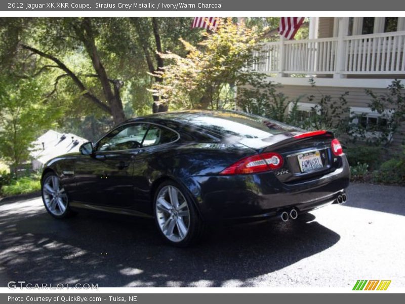 Stratus Grey Metallic / Ivory/Warm Charcoal 2012 Jaguar XK XKR Coupe