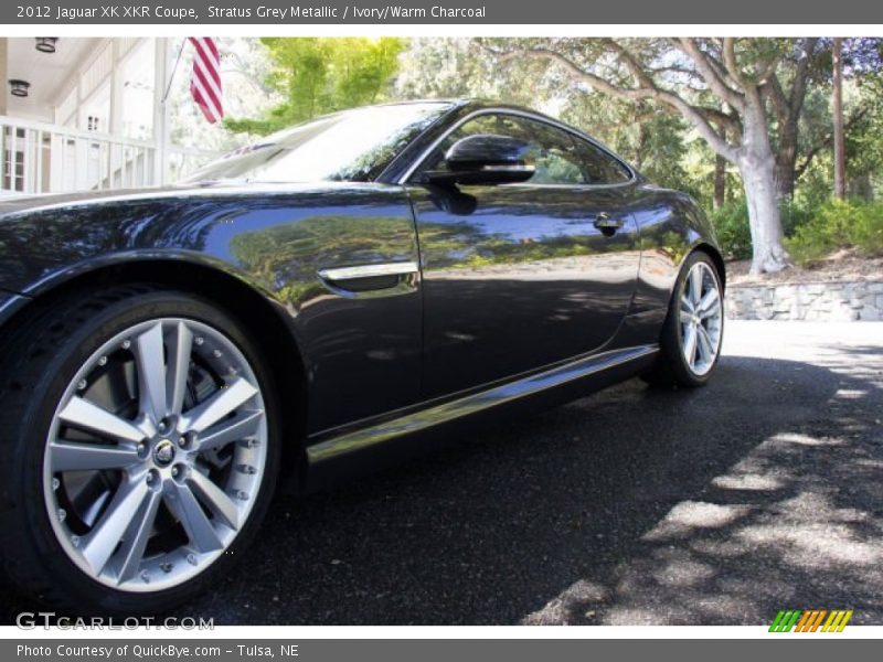 Stratus Grey Metallic / Ivory/Warm Charcoal 2012 Jaguar XK XKR Coupe