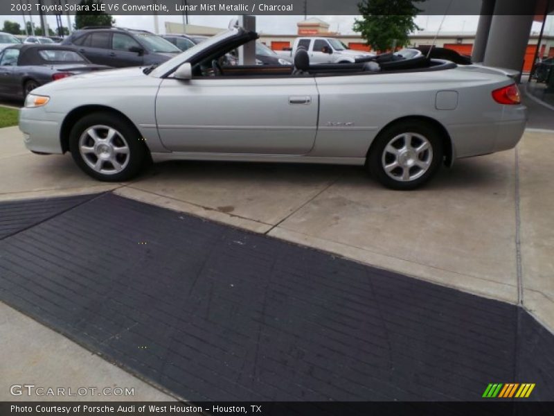 Lunar Mist Metallic / Charcoal 2003 Toyota Solara SLE V6 Convertible