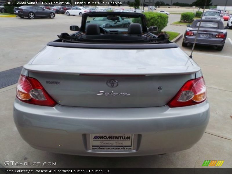 Lunar Mist Metallic / Charcoal 2003 Toyota Solara SLE V6 Convertible