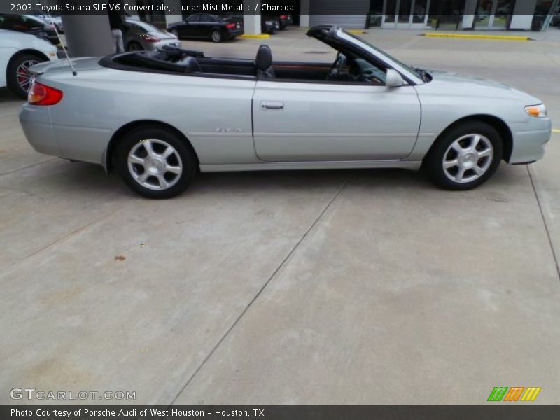 Lunar Mist Metallic / Charcoal 2003 Toyota Solara SLE V6 Convertible