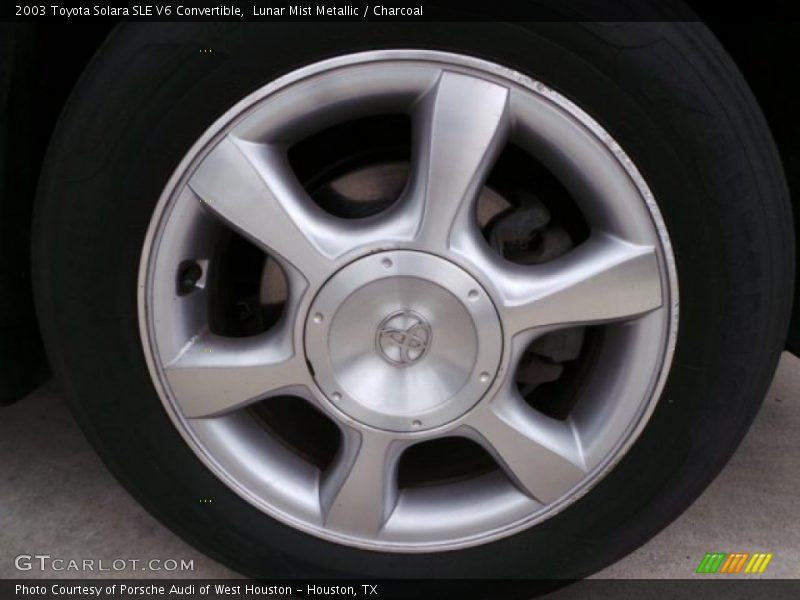 Lunar Mist Metallic / Charcoal 2003 Toyota Solara SLE V6 Convertible