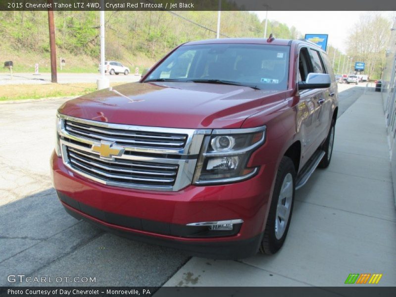 Crystal Red Tintcoat / Jet Black 2015 Chevrolet Tahoe LTZ 4WD