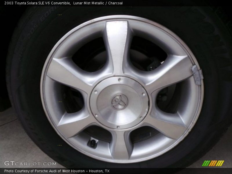 Lunar Mist Metallic / Charcoal 2003 Toyota Solara SLE V6 Convertible