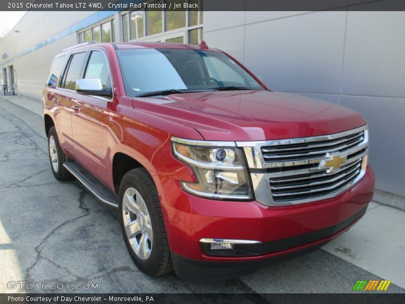 Crystal Red Tintcoat / Jet Black 2015 Chevrolet Tahoe LTZ 4WD
