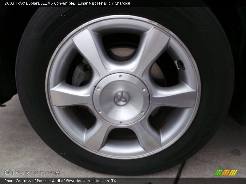 Lunar Mist Metallic / Charcoal 2003 Toyota Solara SLE V6 Convertible