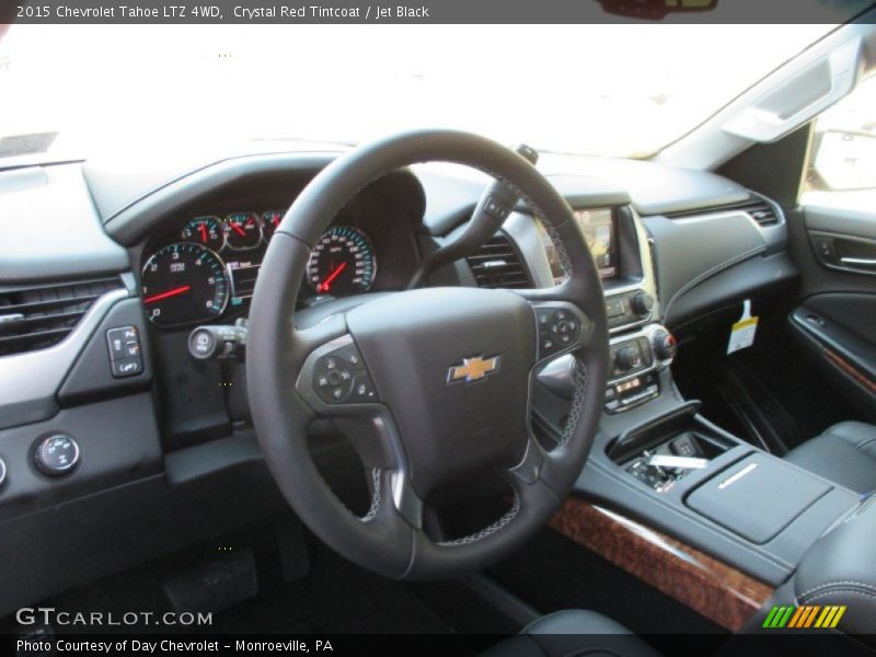 Crystal Red Tintcoat / Jet Black 2015 Chevrolet Tahoe LTZ 4WD