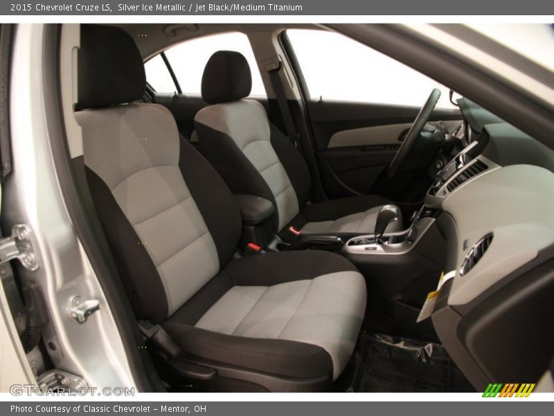 Silver Ice Metallic / Jet Black/Medium Titanium 2015 Chevrolet Cruze LS