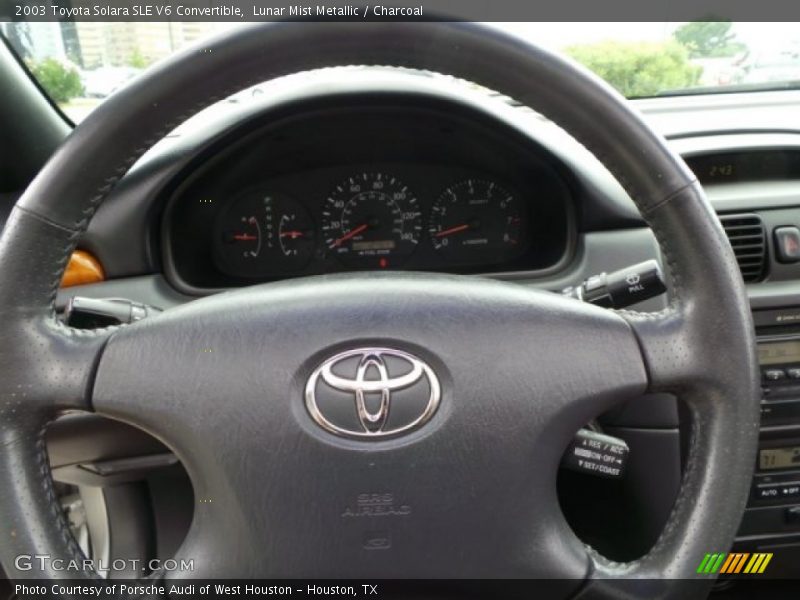 Lunar Mist Metallic / Charcoal 2003 Toyota Solara SLE V6 Convertible