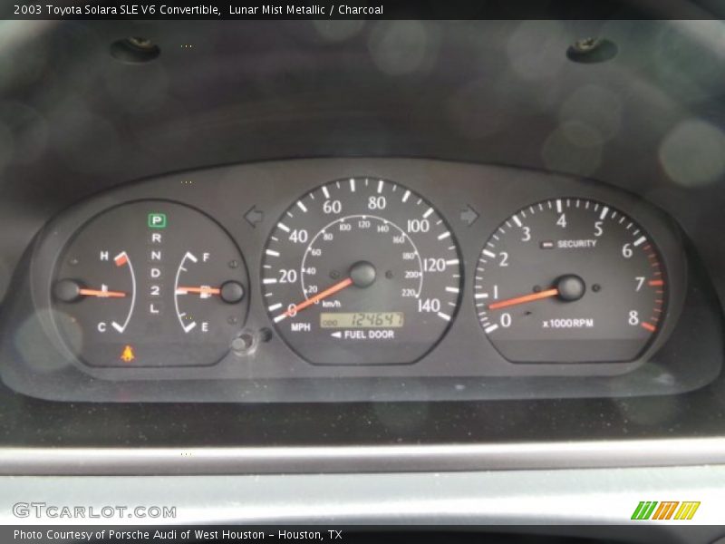 Lunar Mist Metallic / Charcoal 2003 Toyota Solara SLE V6 Convertible