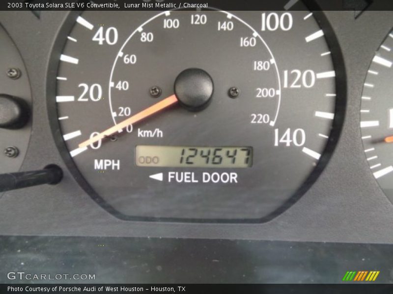 Lunar Mist Metallic / Charcoal 2003 Toyota Solara SLE V6 Convertible