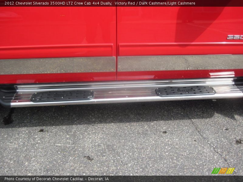Victory Red / Dark Cashmere/Light Cashmere 2012 Chevrolet Silverado 3500HD LTZ Crew Cab 4x4 Dually