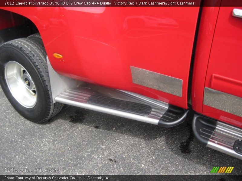 Victory Red / Dark Cashmere/Light Cashmere 2012 Chevrolet Silverado 3500HD LTZ Crew Cab 4x4 Dually
