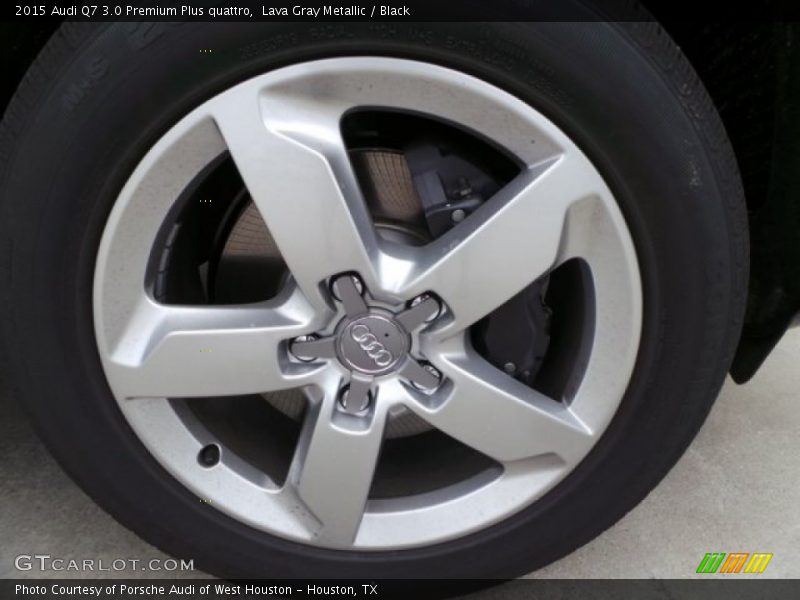 Lava Gray Metallic / Black 2015 Audi Q7 3.0 Premium Plus quattro