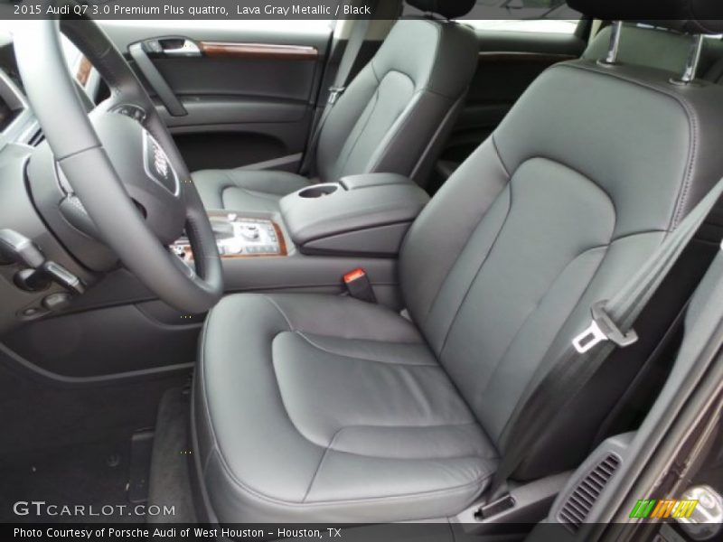 Lava Gray Metallic / Black 2015 Audi Q7 3.0 Premium Plus quattro