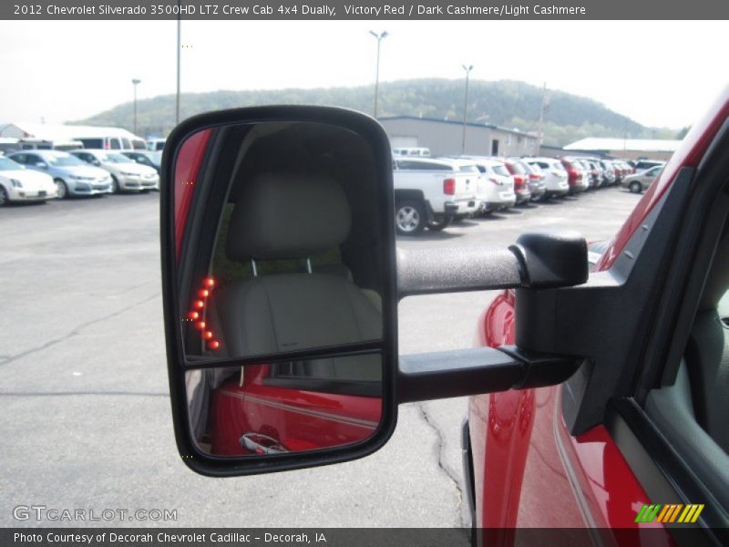Victory Red / Dark Cashmere/Light Cashmere 2012 Chevrolet Silverado 3500HD LTZ Crew Cab 4x4 Dually