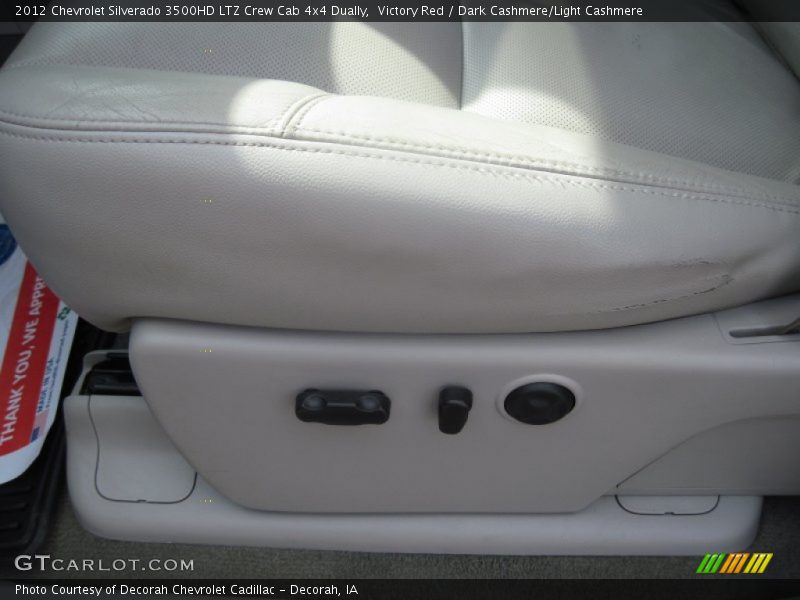 Victory Red / Dark Cashmere/Light Cashmere 2012 Chevrolet Silverado 3500HD LTZ Crew Cab 4x4 Dually