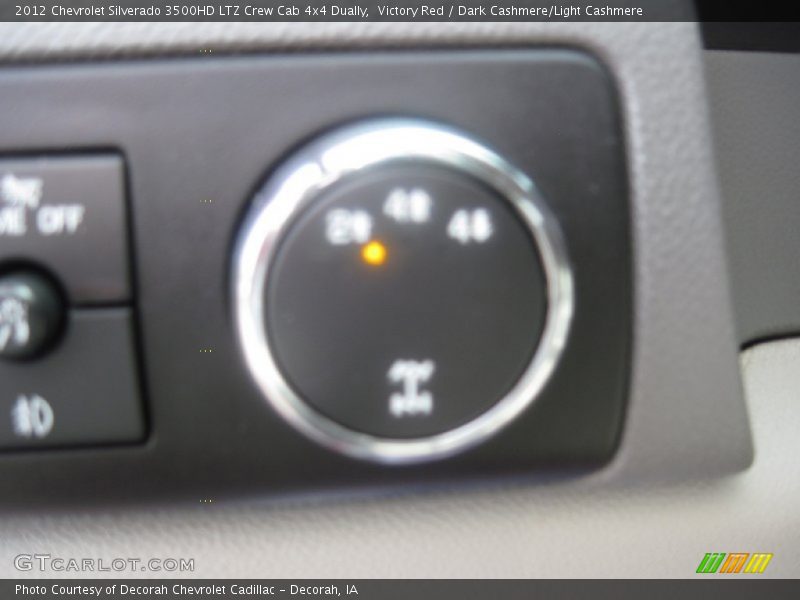 Victory Red / Dark Cashmere/Light Cashmere 2012 Chevrolet Silverado 3500HD LTZ Crew Cab 4x4 Dually