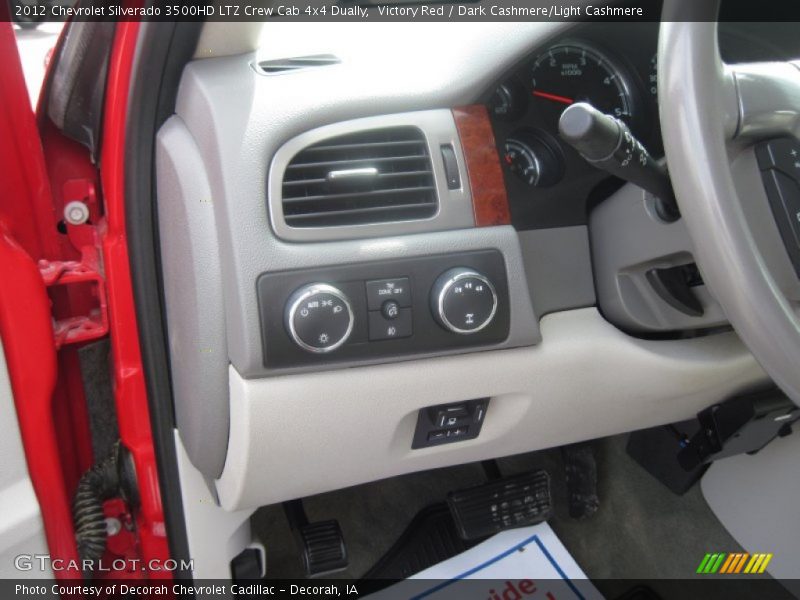 Victory Red / Dark Cashmere/Light Cashmere 2012 Chevrolet Silverado 3500HD LTZ Crew Cab 4x4 Dually