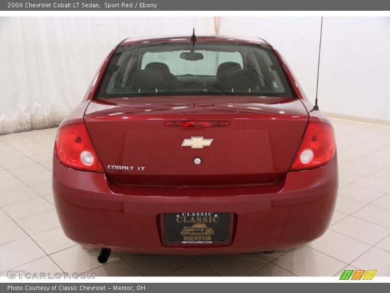 Sport Red / Ebony 2009 Chevrolet Cobalt LT Sedan