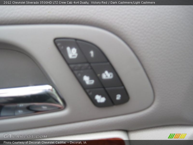 Victory Red / Dark Cashmere/Light Cashmere 2012 Chevrolet Silverado 3500HD LTZ Crew Cab 4x4 Dually