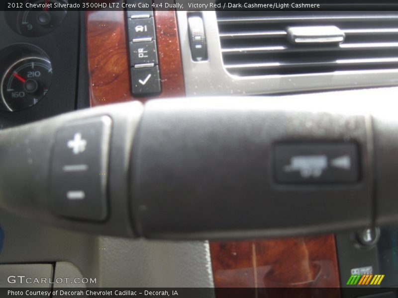 Victory Red / Dark Cashmere/Light Cashmere 2012 Chevrolet Silverado 3500HD LTZ Crew Cab 4x4 Dually