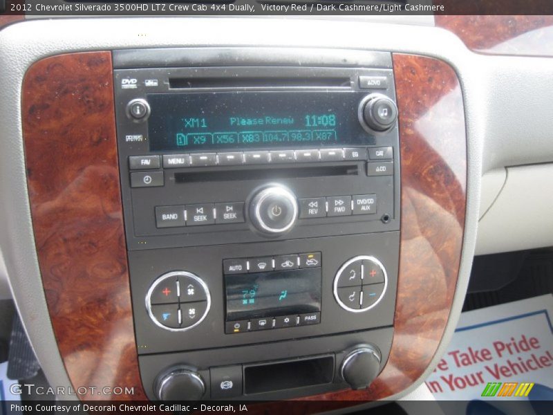 Victory Red / Dark Cashmere/Light Cashmere 2012 Chevrolet Silverado 3500HD LTZ Crew Cab 4x4 Dually