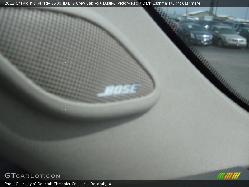 Victory Red / Dark Cashmere/Light Cashmere 2012 Chevrolet Silverado 3500HD LTZ Crew Cab 4x4 Dually