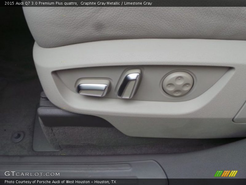 Graphite Gray Metallic / Limestone Gray 2015 Audi Q7 3.0 Premium Plus quattro