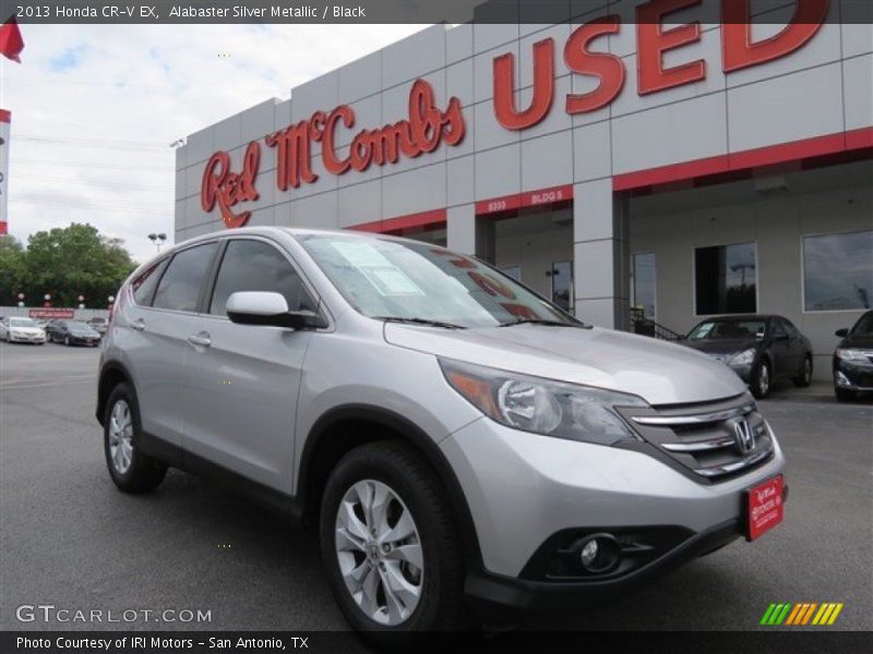 Alabaster Silver Metallic / Black 2013 Honda CR-V EX